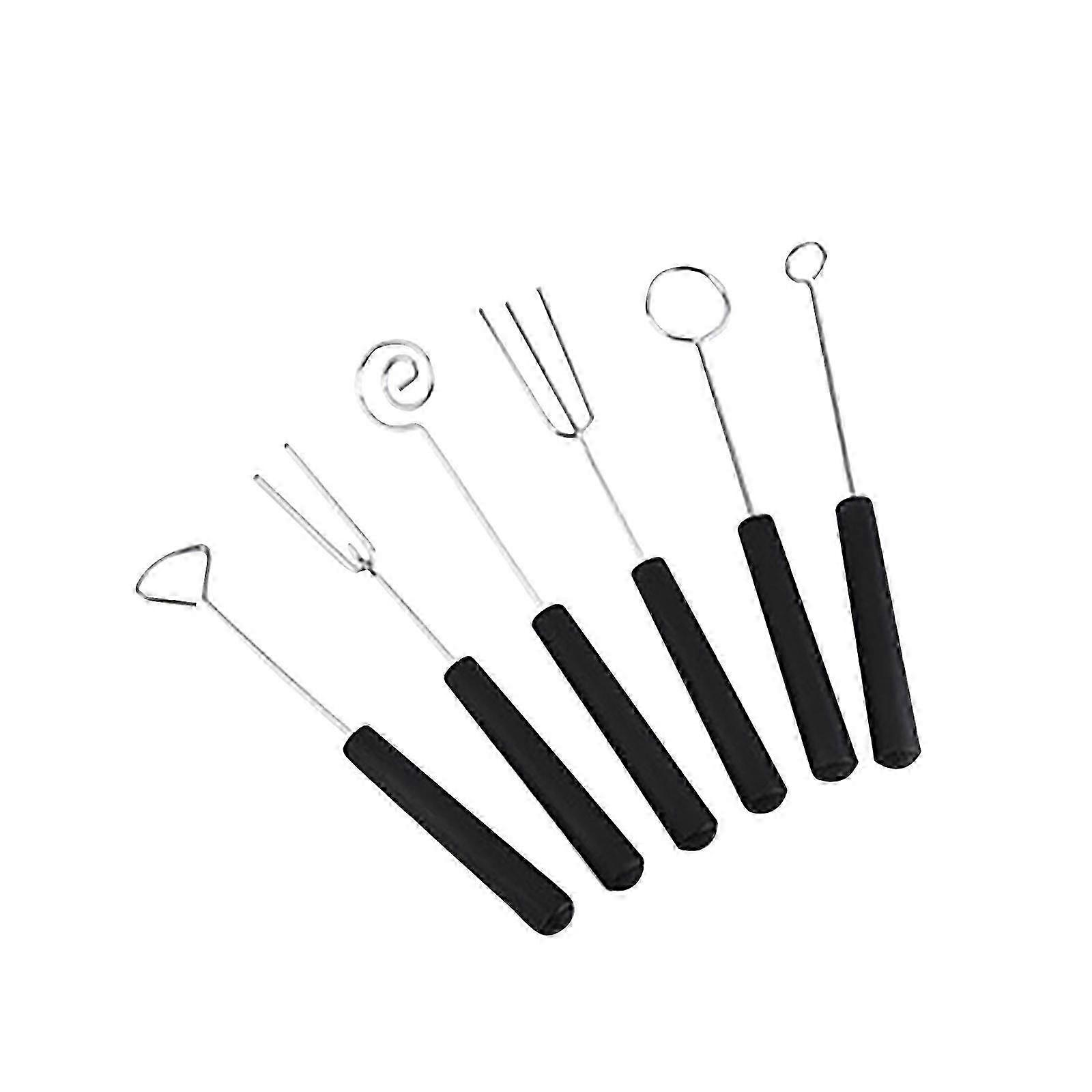 6PCS Chocolate Dipping Fork Set Baking Products Barbecue Fork s202412121461