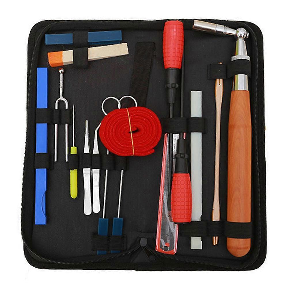 18 Pcs Professional Piano Tuning Tools Kits for Tuning Beginner and Tuner