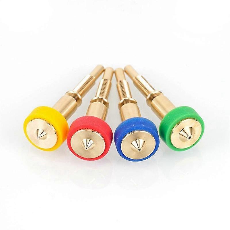 1Pcs Brass Titanium Nozzle Heatbreak Brass Titanium Nozzle for Hotend Extruder 0.8mm