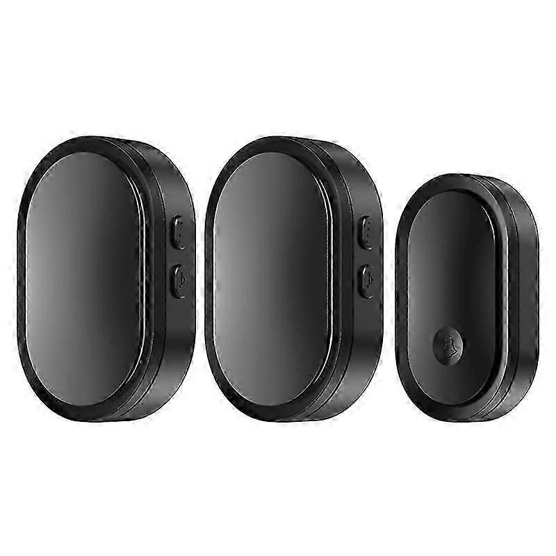 家庭用ワイヤレスドアベル、1対2、防水、長距離リモコン