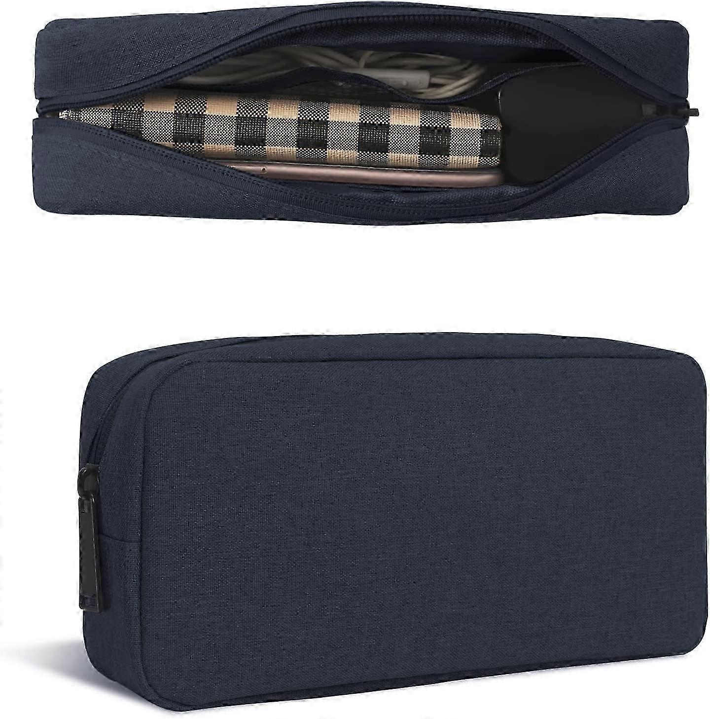 Bärbar Cable Organizer Bag för elektronik