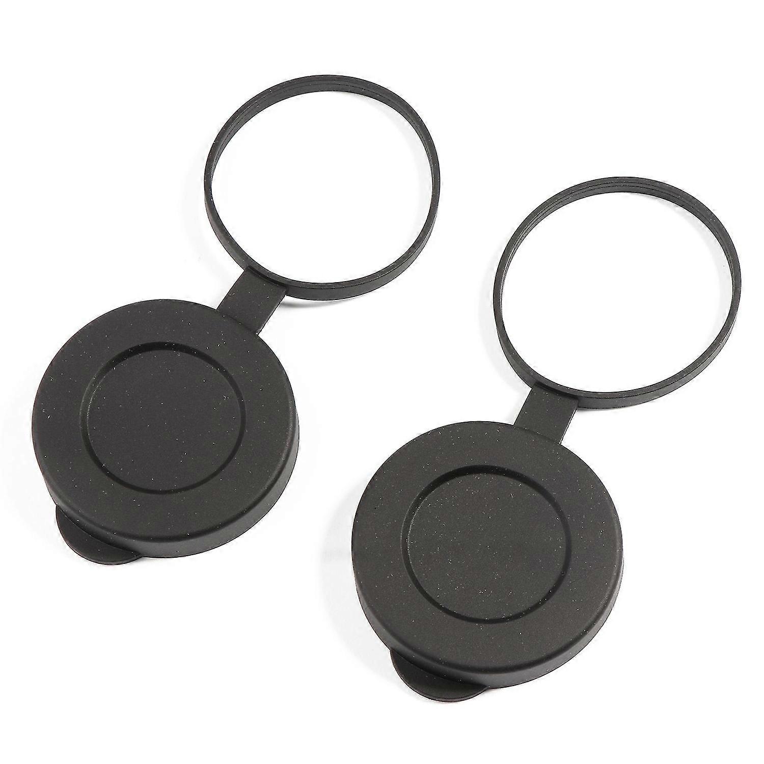 2 Pcs Practical Binoculars Lens Caps 42mm Protective Rubber Objective Lens Caps S2024123010925