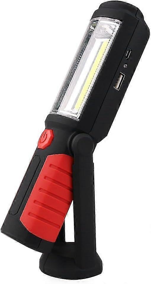 Rechargeable Led Work Light With Magnetic Led Torches Cordless Cob Inspection Lamp 2200mah Battery F
