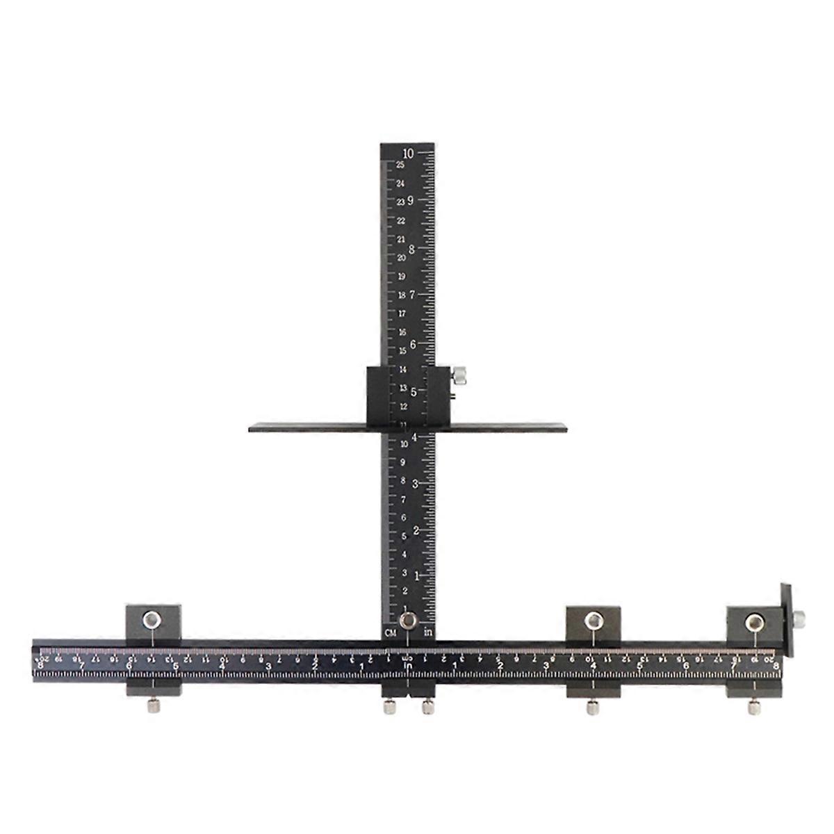 Handle Punch Locator Adjustable Cabinet Hardware Jig Cabinet Door Handle Positioning Punch Handle Drill Guide Locator,A
