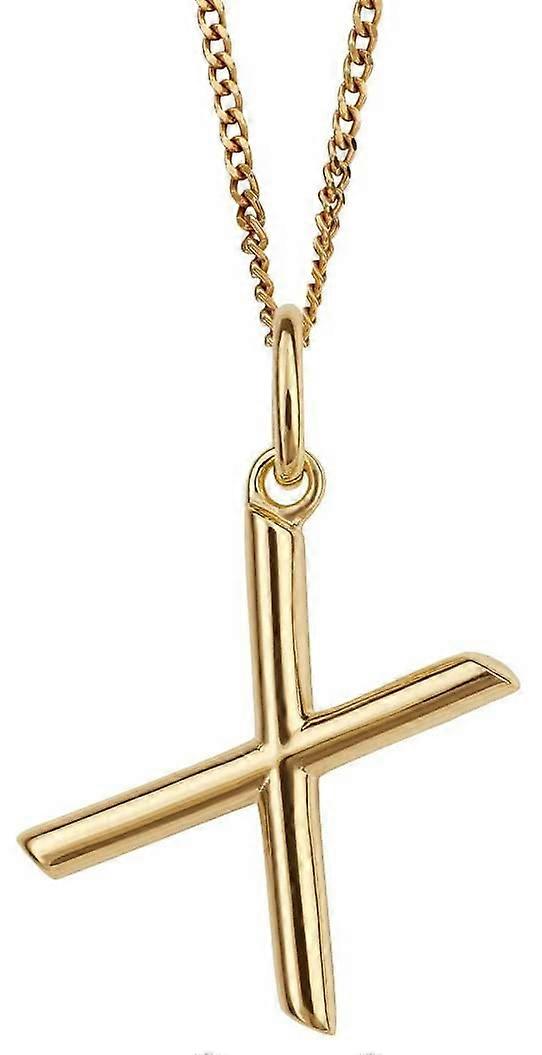 Beginnings X Initial Pendant - Gold