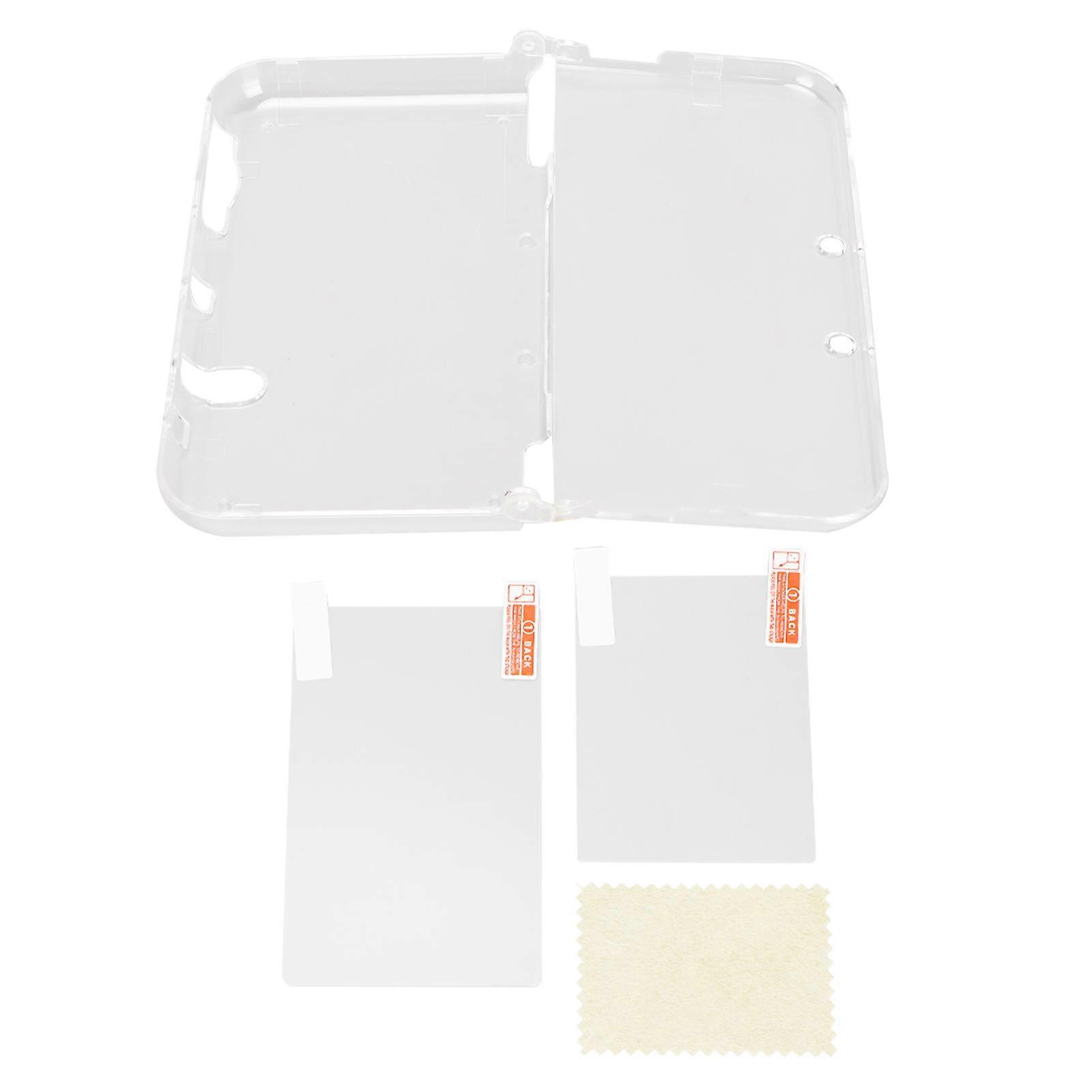 Game Console Case Impact Resistant Scratch Proof Transparent Protective Hard Shell for 3DSLL