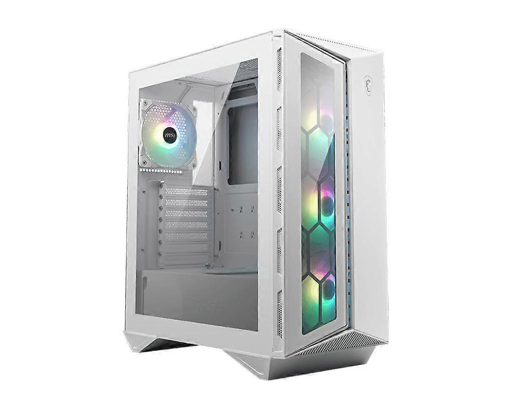Msi - Mpg Gungnir 110r Black White - Mid-tower Pc Case