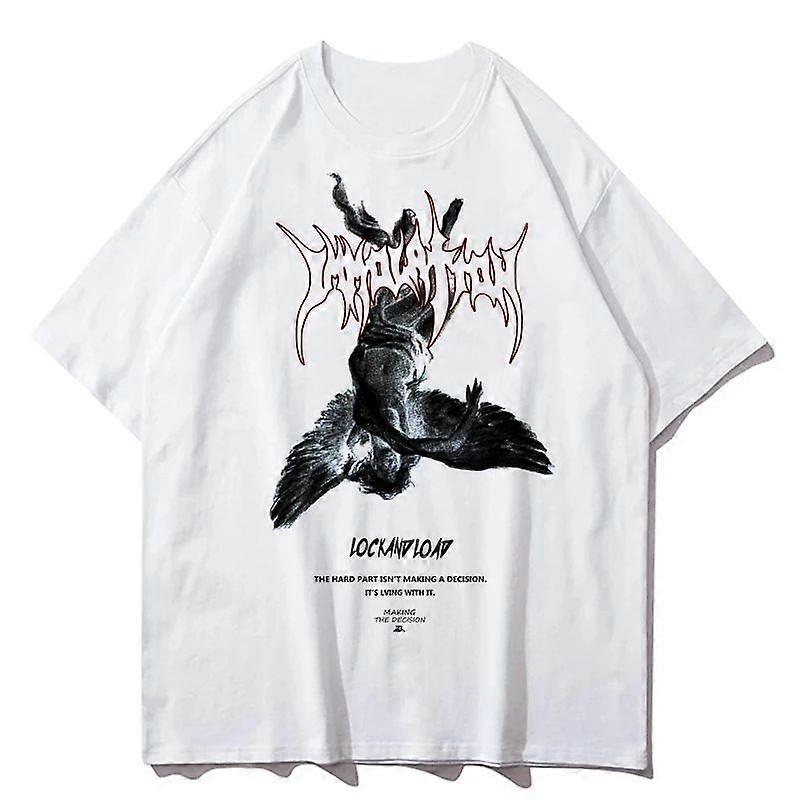 الرجال والنساء الملائكة الساقطة تي شيرت الصيف الهيب هوب ستريت وير تي شيرت قمم قصيرة الأكمام