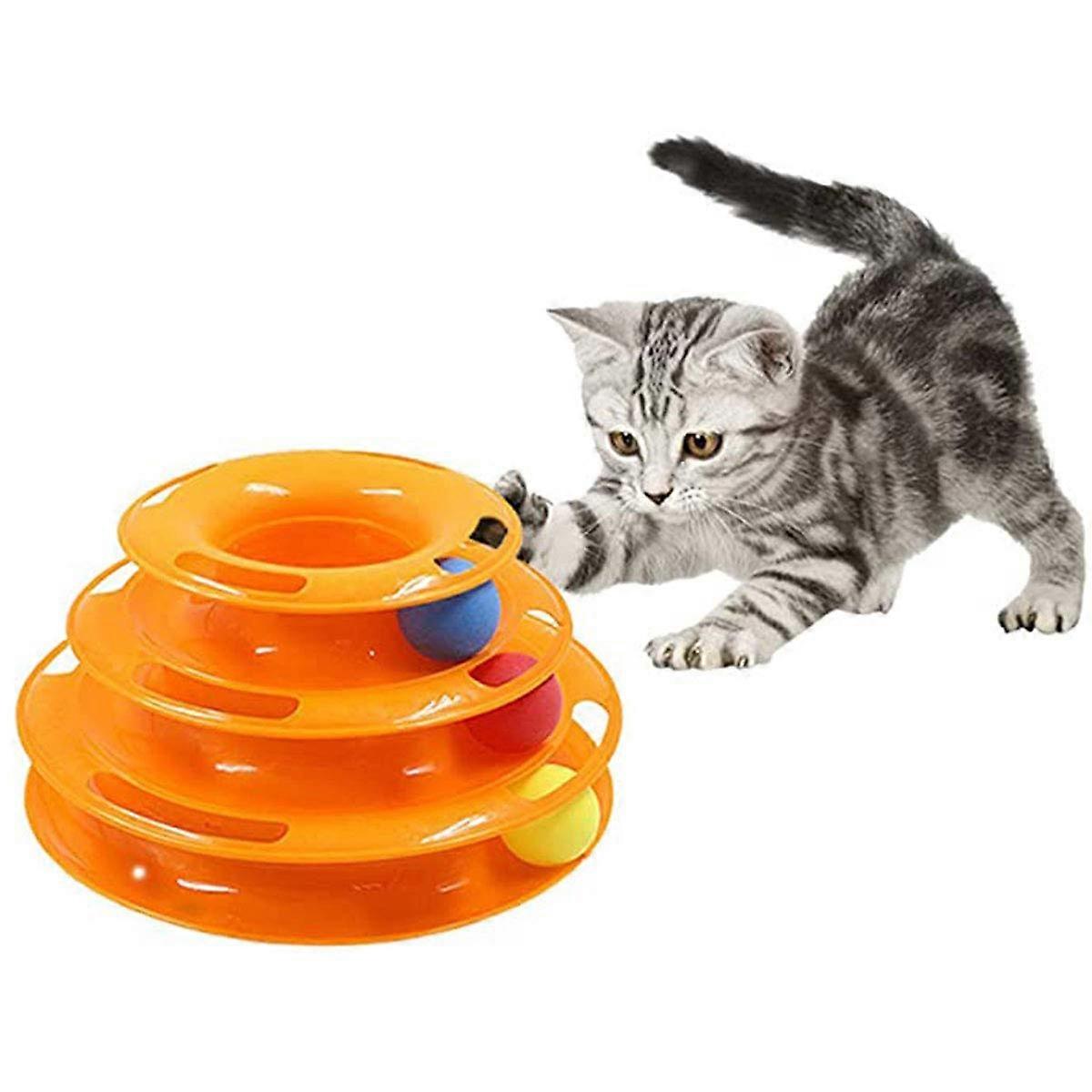 Interactive Hunting Cat Toy Motion Activated For Indoor Cats Feather Wand Style Durable Plastic