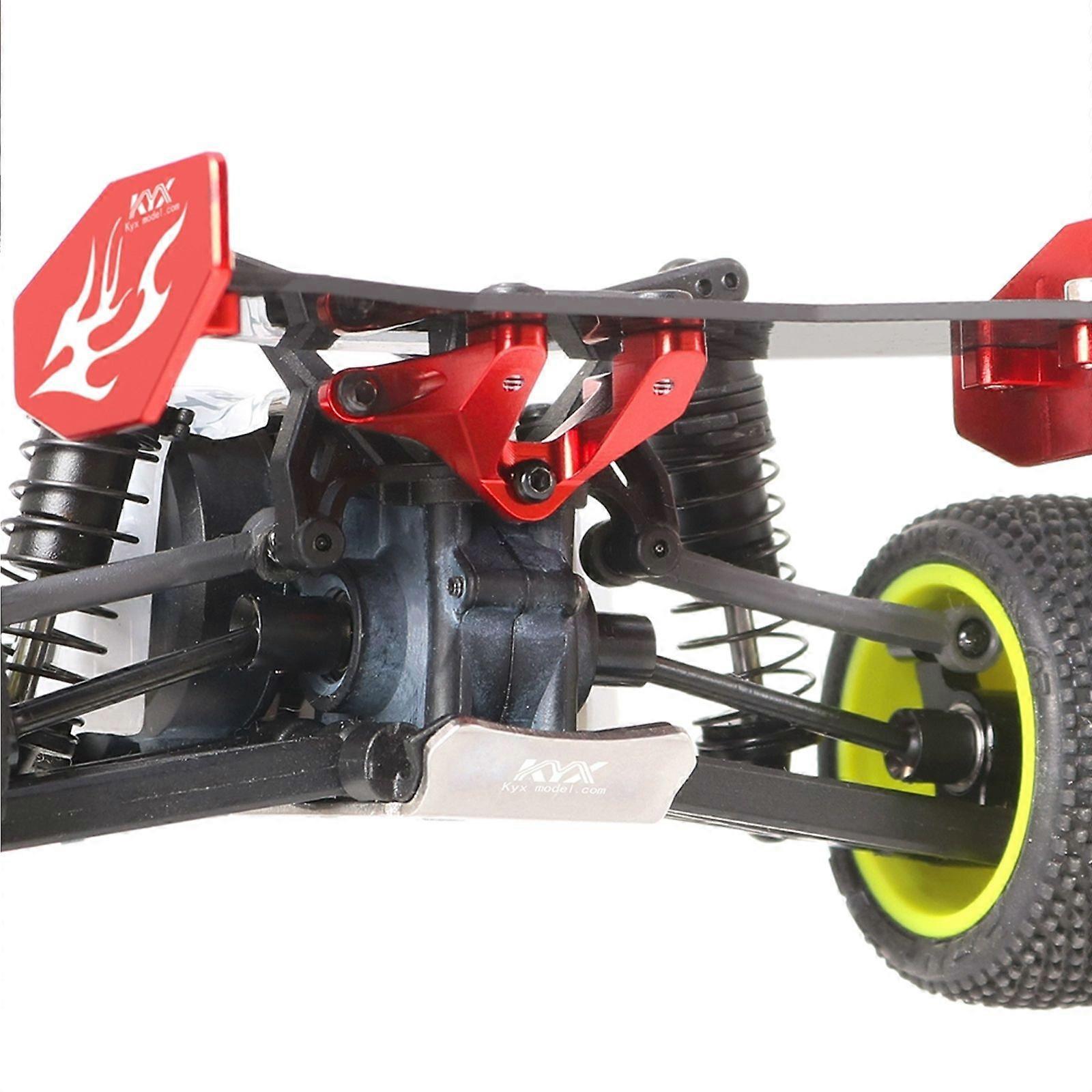 Losi 1/24 Micro-B 2WD バギー RCアップグレードパーツ テールフィンブラケット レッド ブラック NE1Q