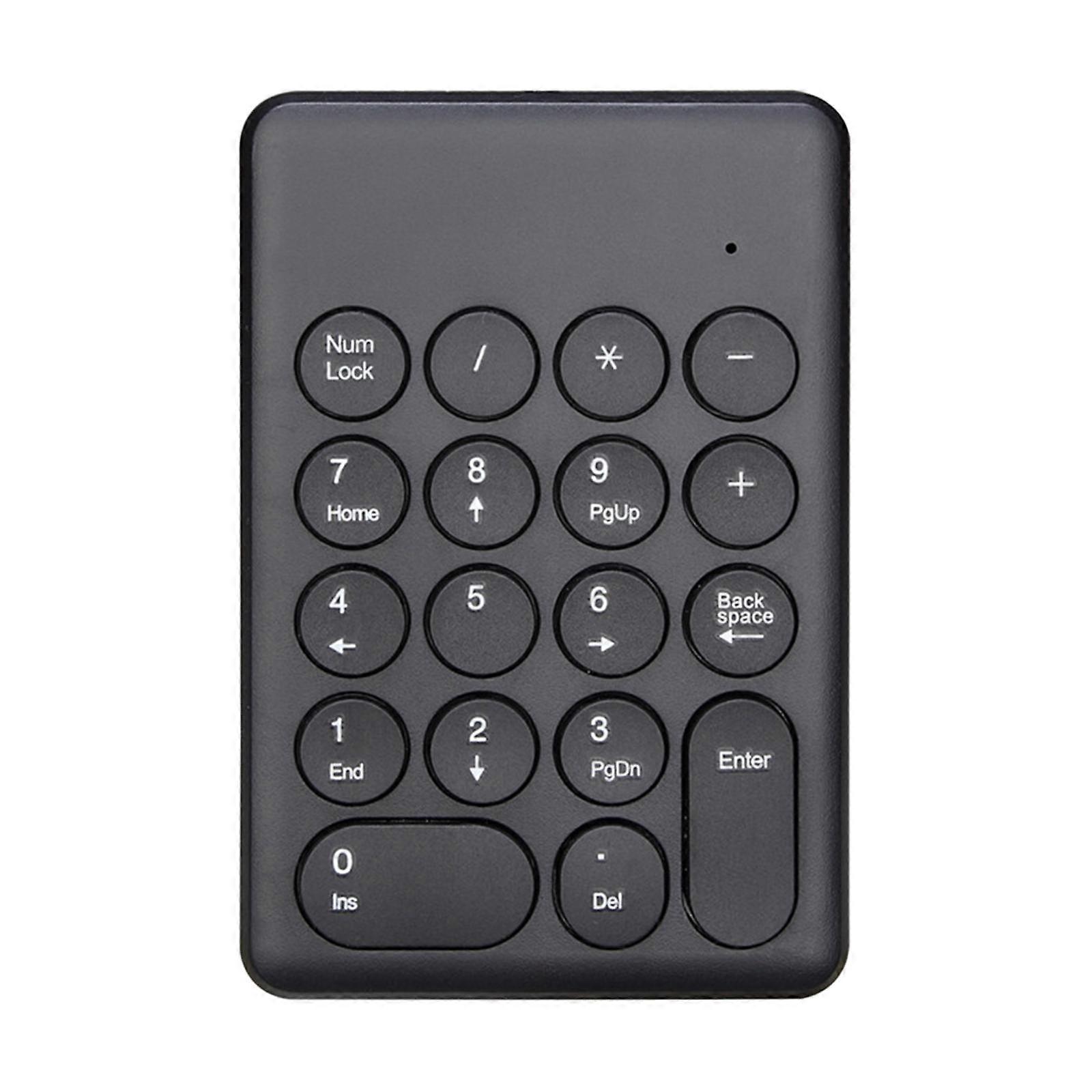 2.4G Wireless numeric Keypad Keyboard laptop pad White