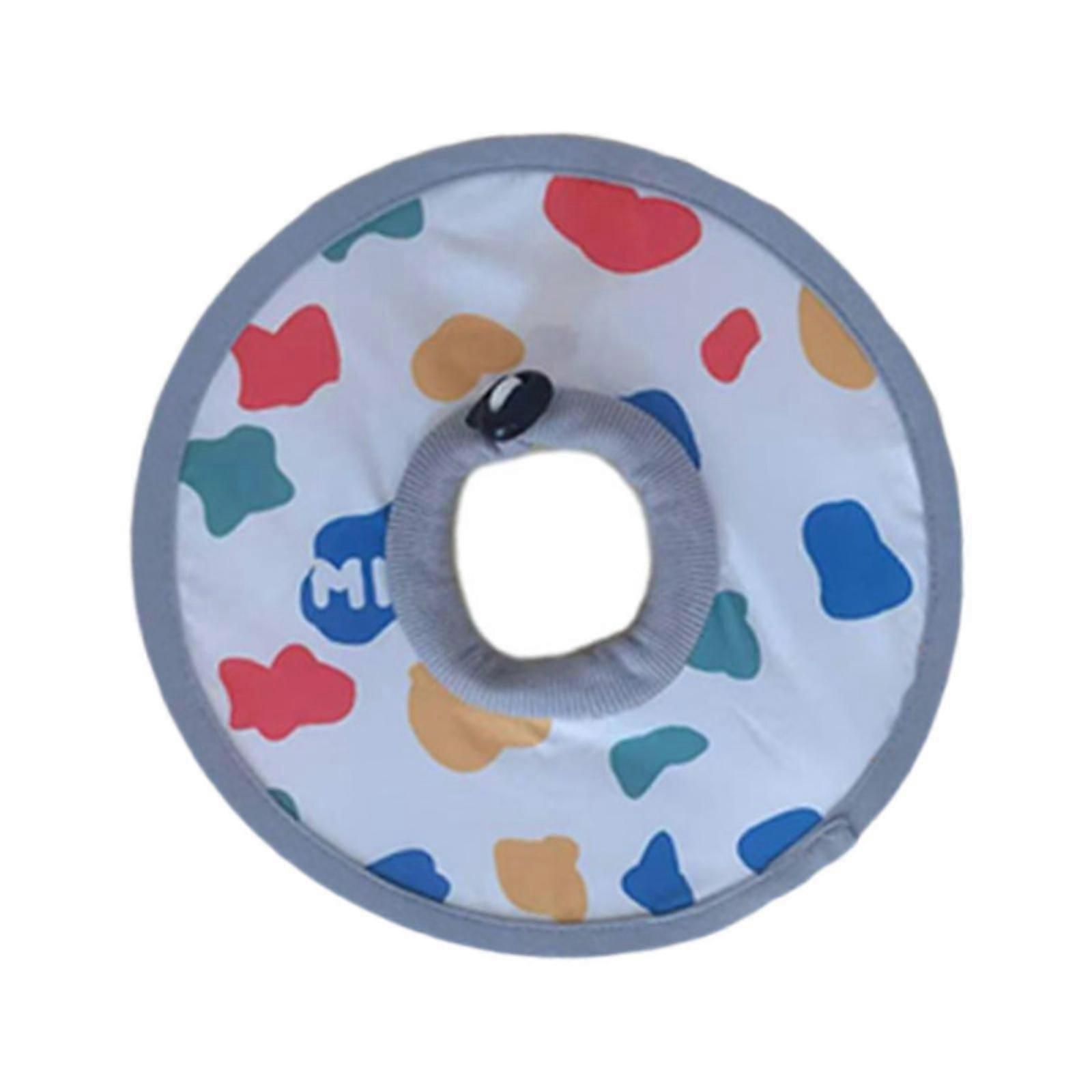 Pet Recovery Collar Lightweight Prevent from Licking for Cat Kitten Grooming S