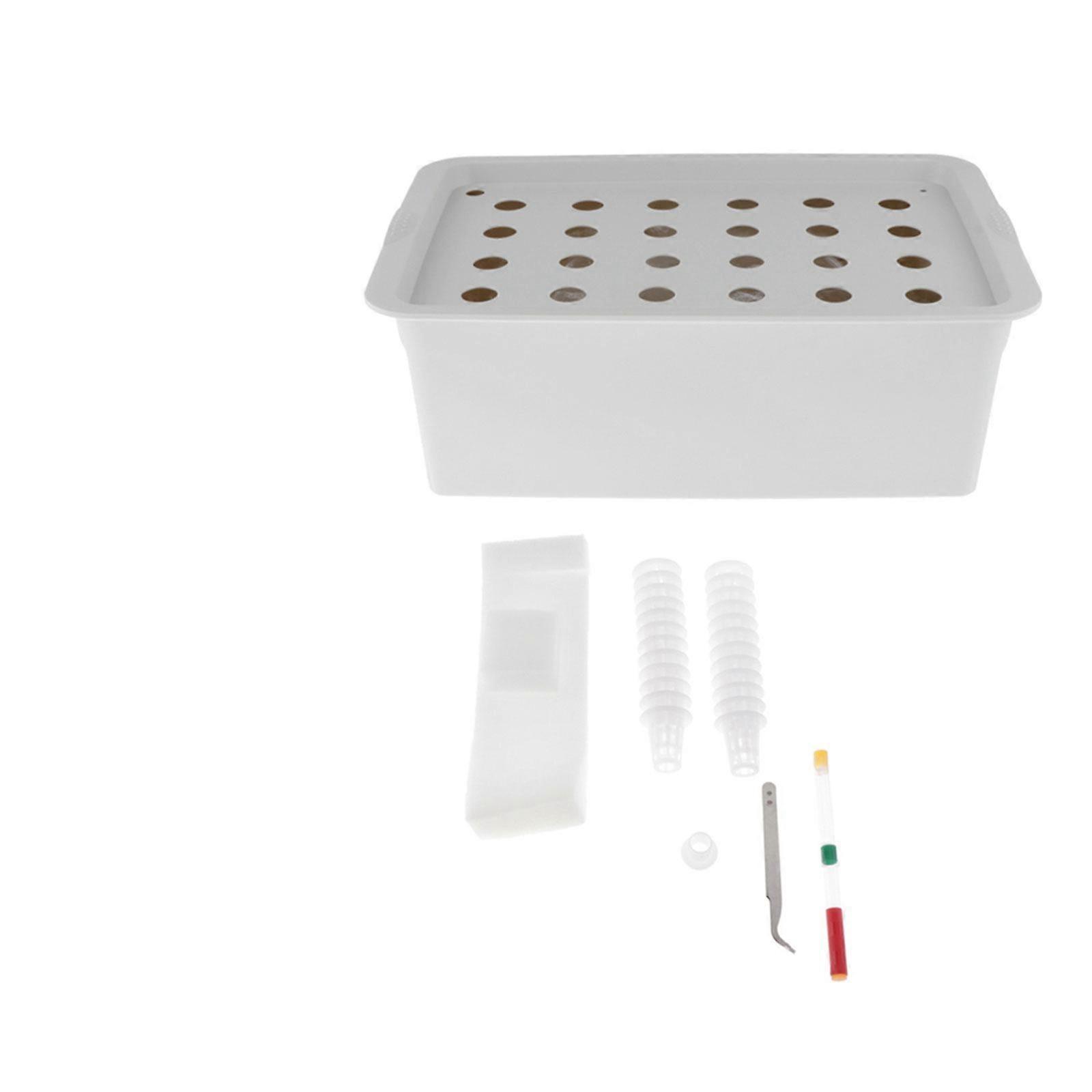 Indoor Hydroponic Grow Set, 24 Holes, Planters Pots Hydroponic System Growing