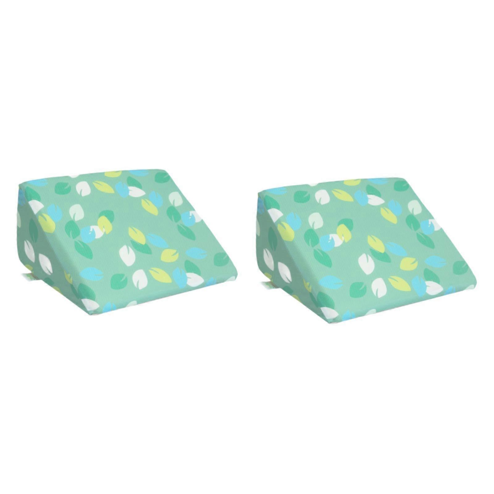 2 Pieces Wedge Pillow for Sleeping Knees Elevated Training for Side Sleeping