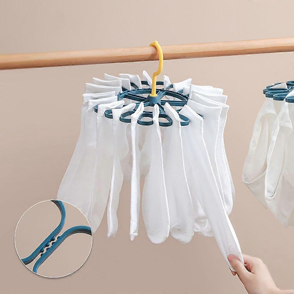 Dry And Wet Use Drying Rack Large Capacity Hanging Tanning Hanger For Drying Socks  Dormitory