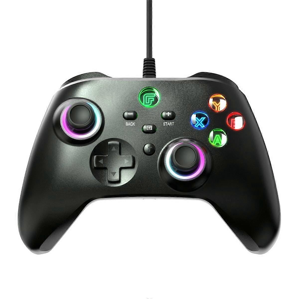 Wired Game Console With Programmable Turbo Function Hall Trigger