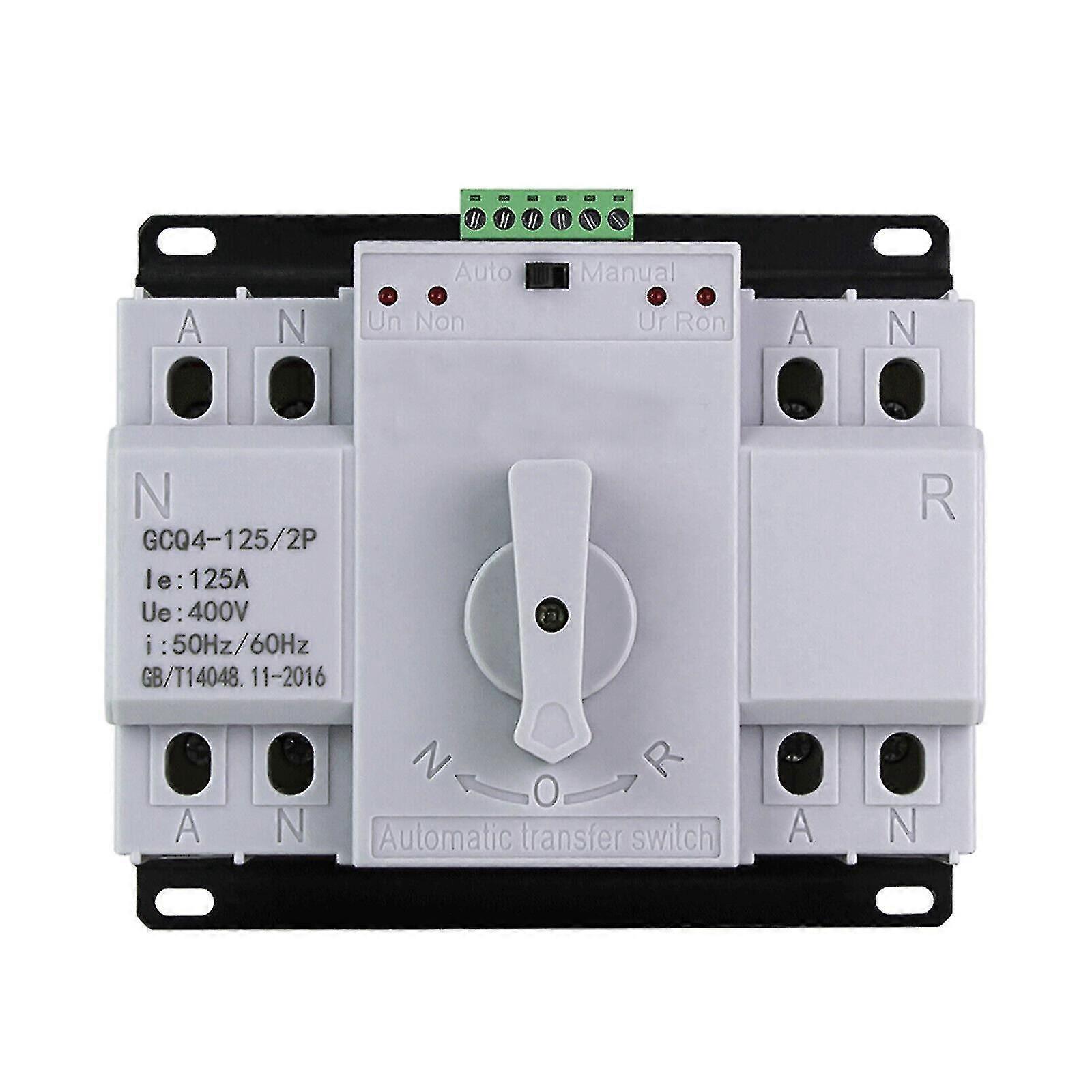 2025 Interrupteur d’alimentation automatique à double alimentation Interrupteur d’alimentation Commutateur de transfert 400v 2p 4P-AX