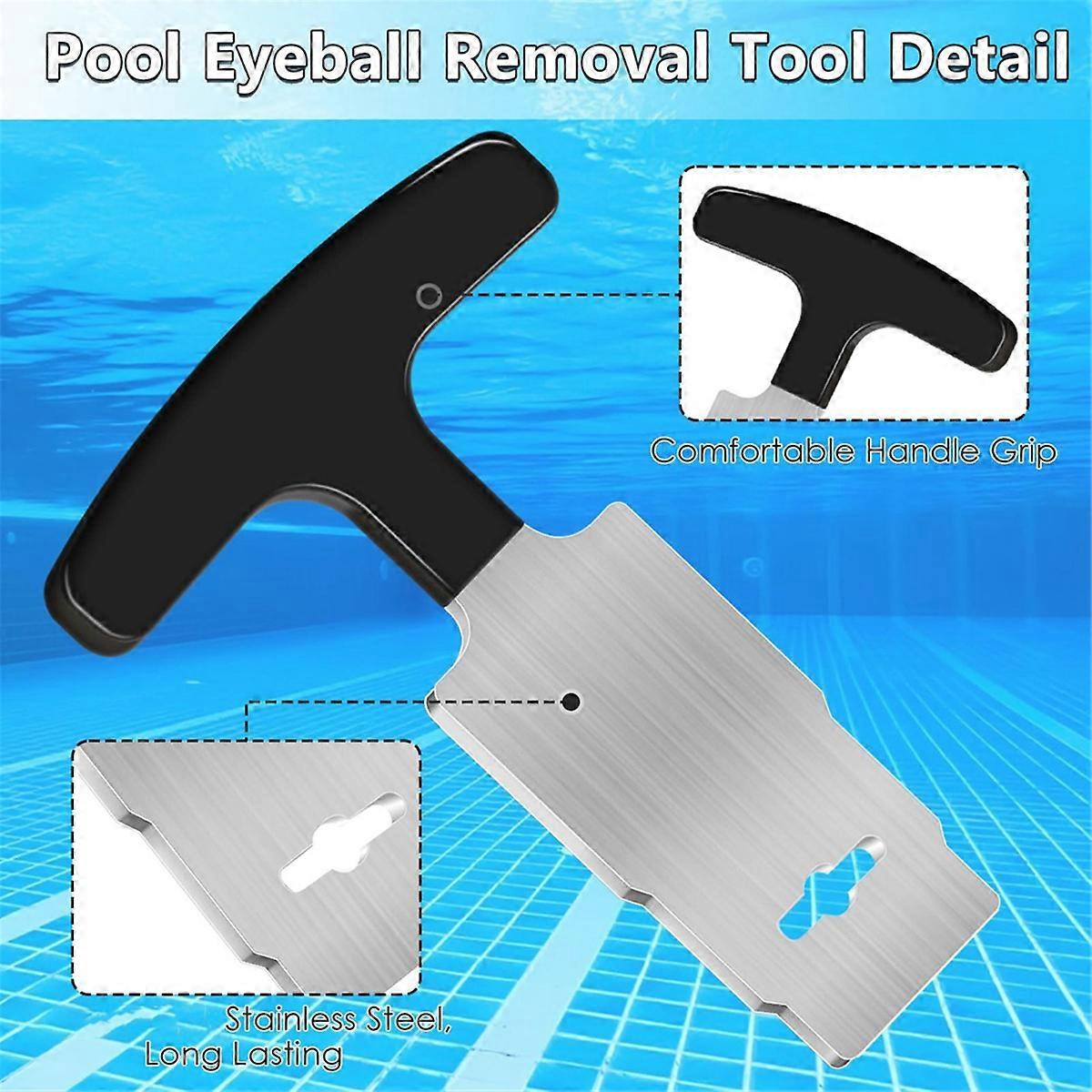Pool Plug Removal Tool,Nozzles Inlet Fittings black