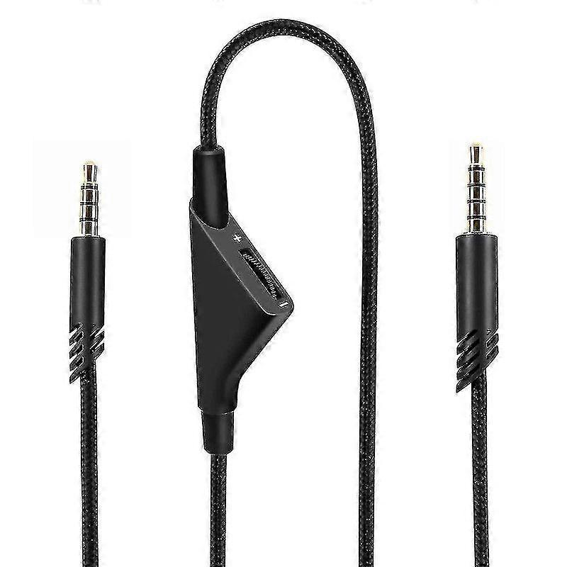 Cablu A10 de înlocuire compatibil cu căștile Astro A10, cablu audio de volum Qjyth A10 în linie pentru căștile de jocuri Astro A10 / A40 / A40TR, potrivite pentru PS5, PS4