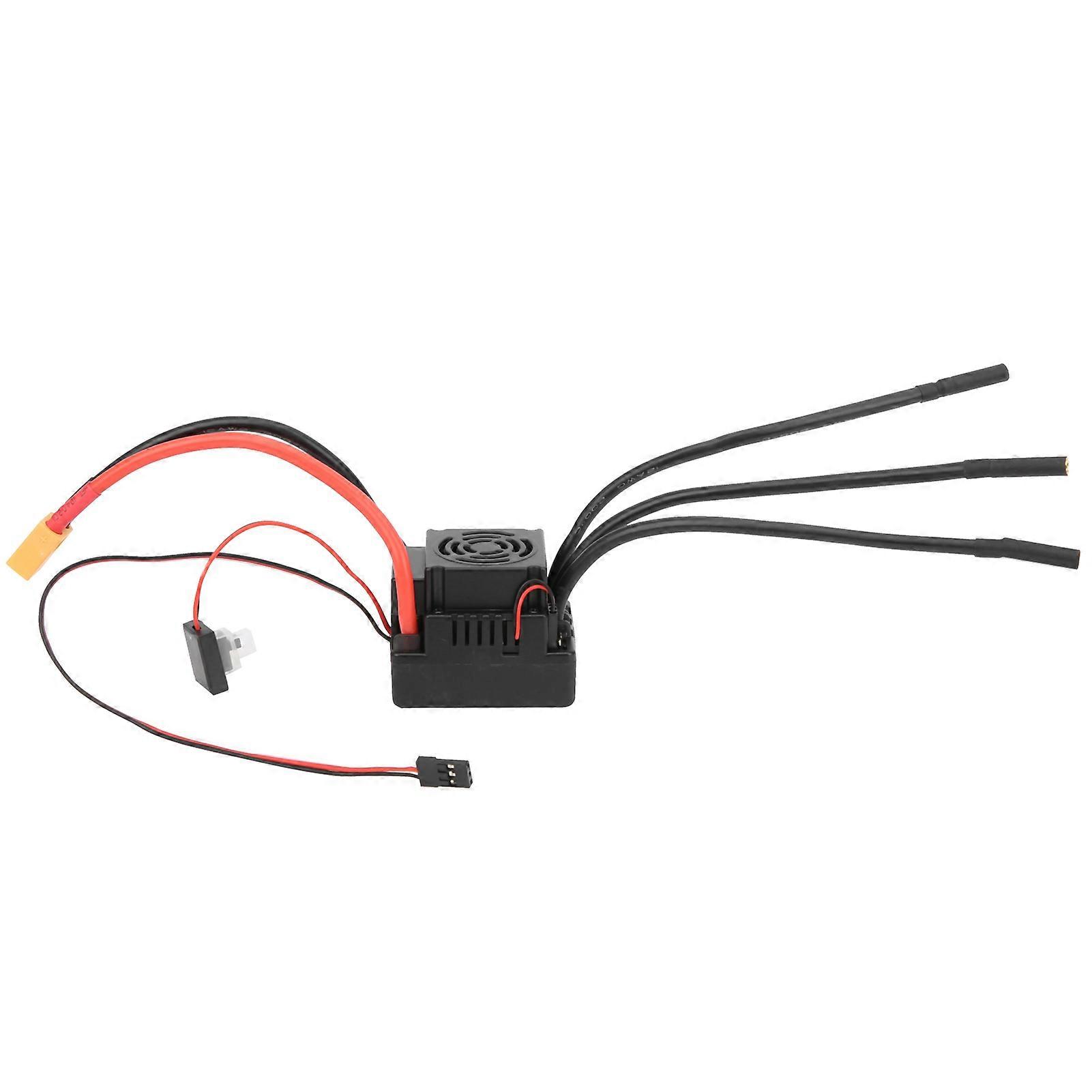 80A Waterproof Brushless ESC Electric Speed Controller Accessory for 1/8 RC Car