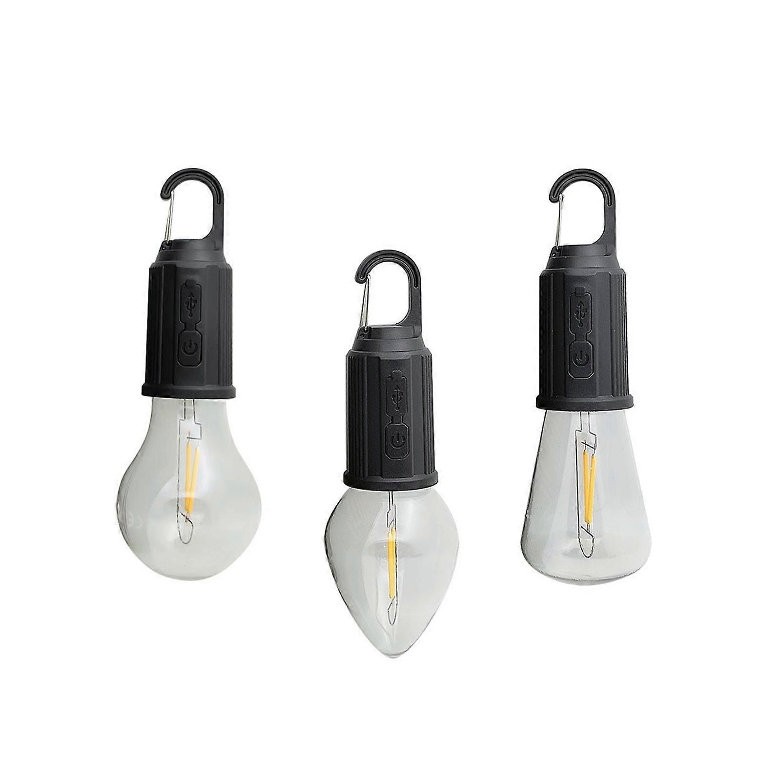 Rechargeable Portable Outdoor Ambient Light LED Multi-function Camping Light 3 Adjustable Brightness 400mAh