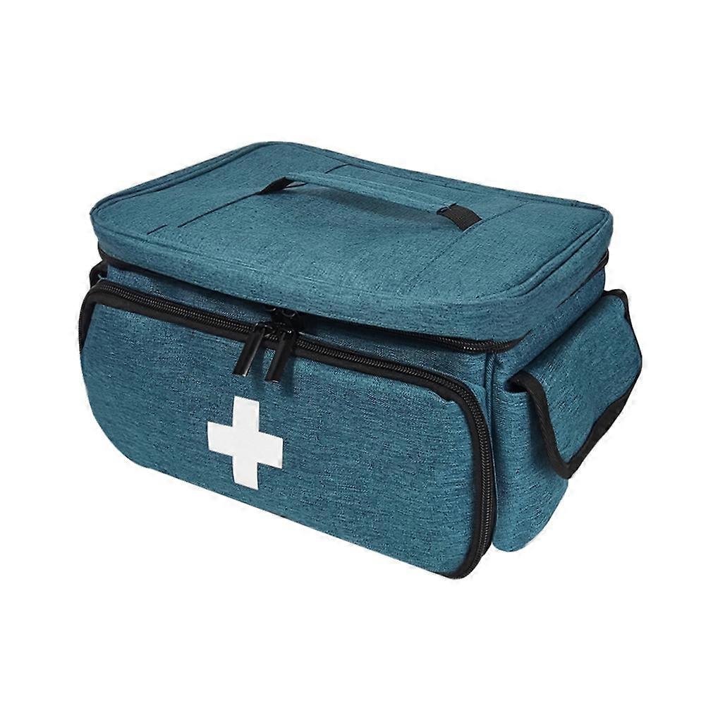 Medicine Storage Bag Empty Lockable Pill Bottle Organizer, A