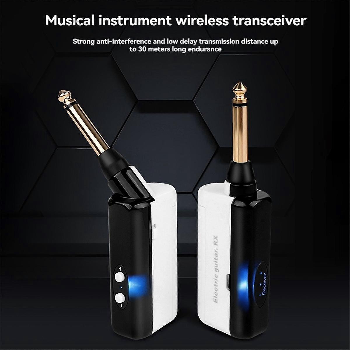 Microfon Wireless Instrument Pickup Receiver Transmitter System