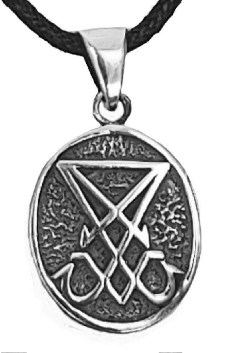 Pendant 424 Seal of Lucifer - Silver