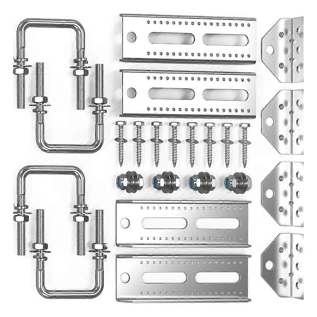 Heavy Duty Rotate Top Bunk Bracket Support Holder Adjustable for Boat Trailers