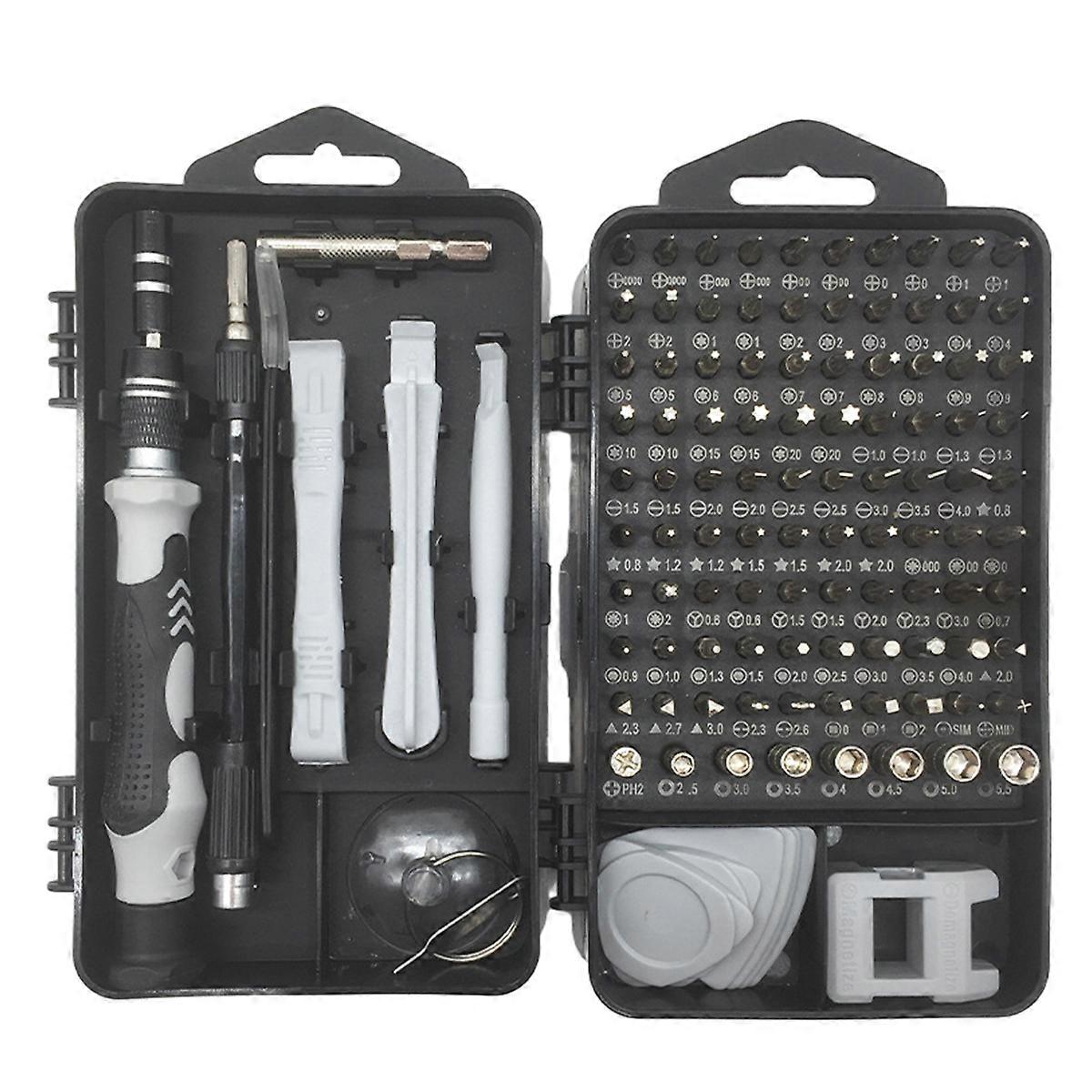115 in 1 Precision Screwdriver Set for Repairing Laptops, Cell Phones and Other Electronic Devices, Small Screwdriver with Case