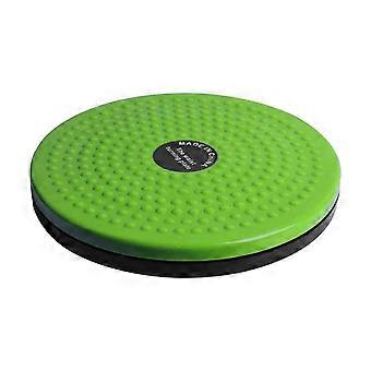 Twist Board, Taillendrehscheibe mit Fußmassage, Bauchtrainingsgerät zum Abnehmen & Kräftigen, grün
