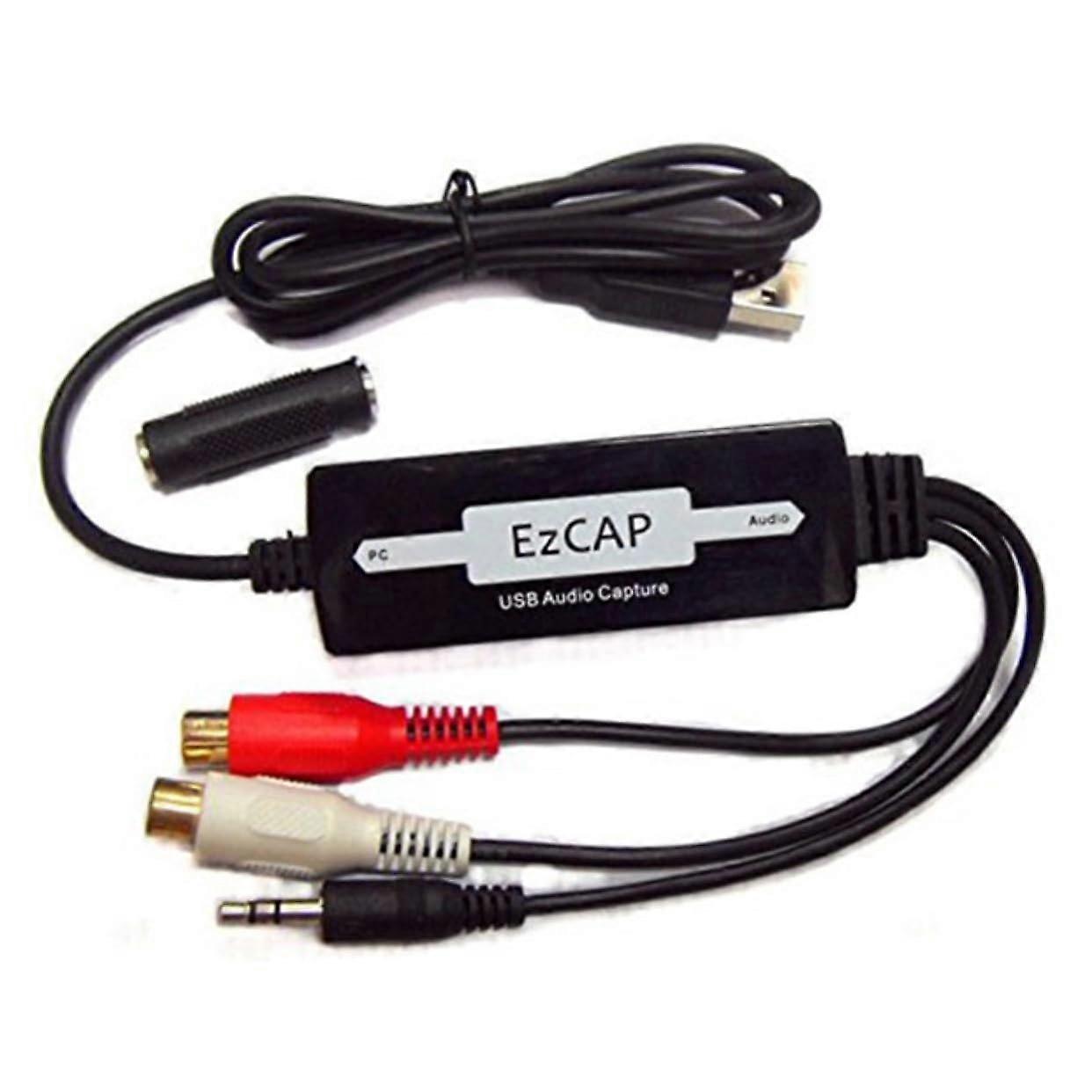 Device Convert Vinyl to Mp3 Cassette Tape Audio Adapter Support Systems