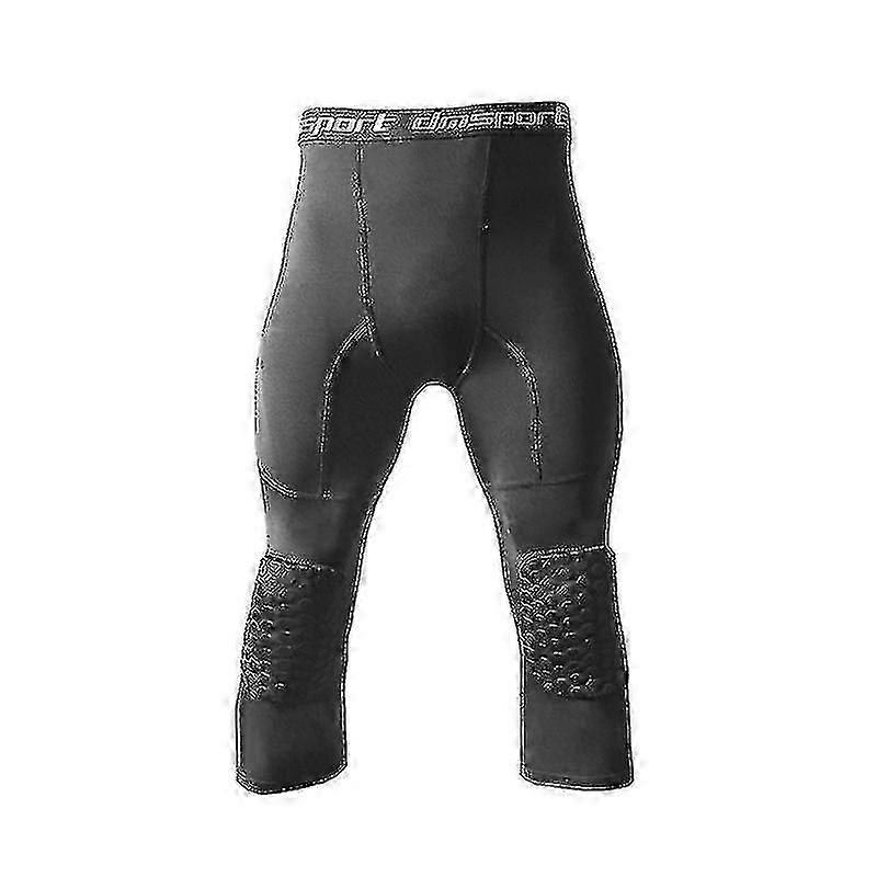 Leggings de basquete com joelheira para homens