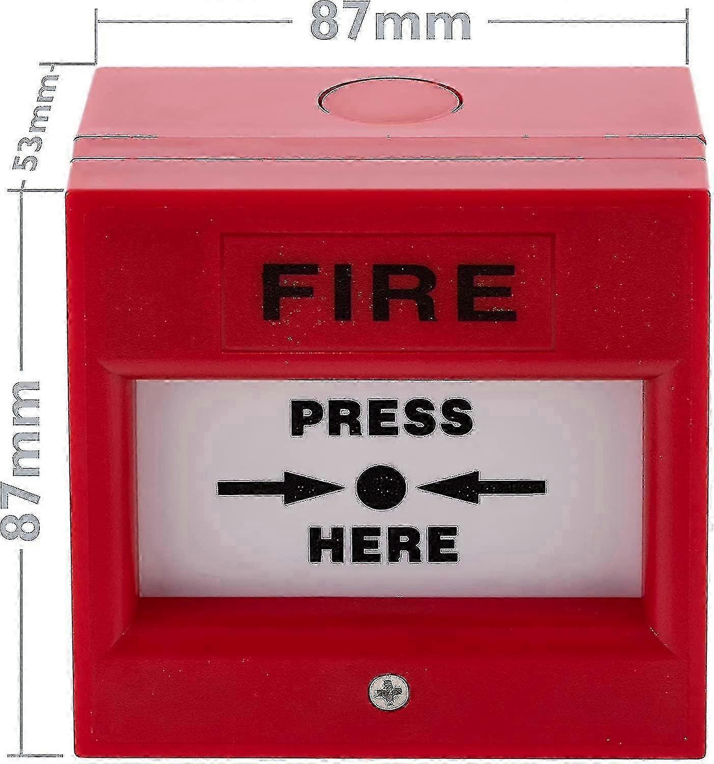 Emergency Manual Button For Fire Alarms With Led Light