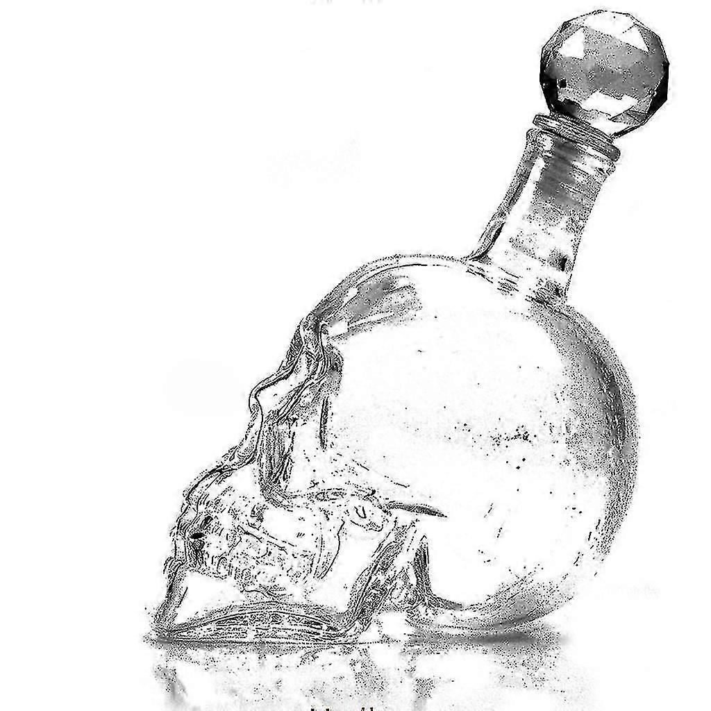 1000ml Decanter Crystal Skull Head Vodka Whisky