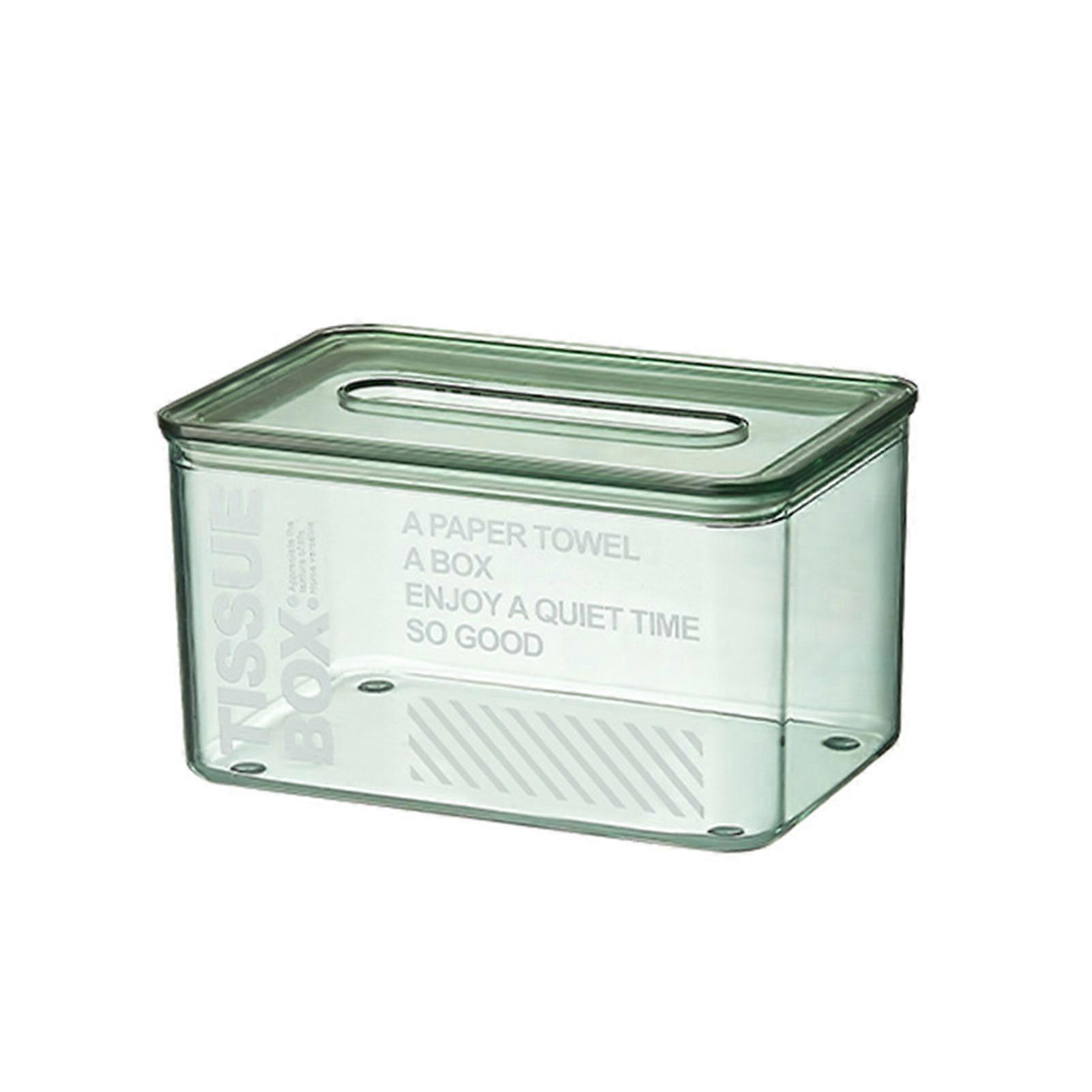 Facial Tissue Holder Case Dispenser Simple Design Wipe Clean Tissue Box
