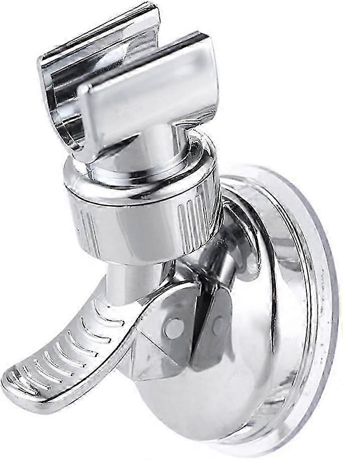 Adjustable Shower Head Holder Bathroom Chrome Wall Mount Strong Suction Handheld FOB