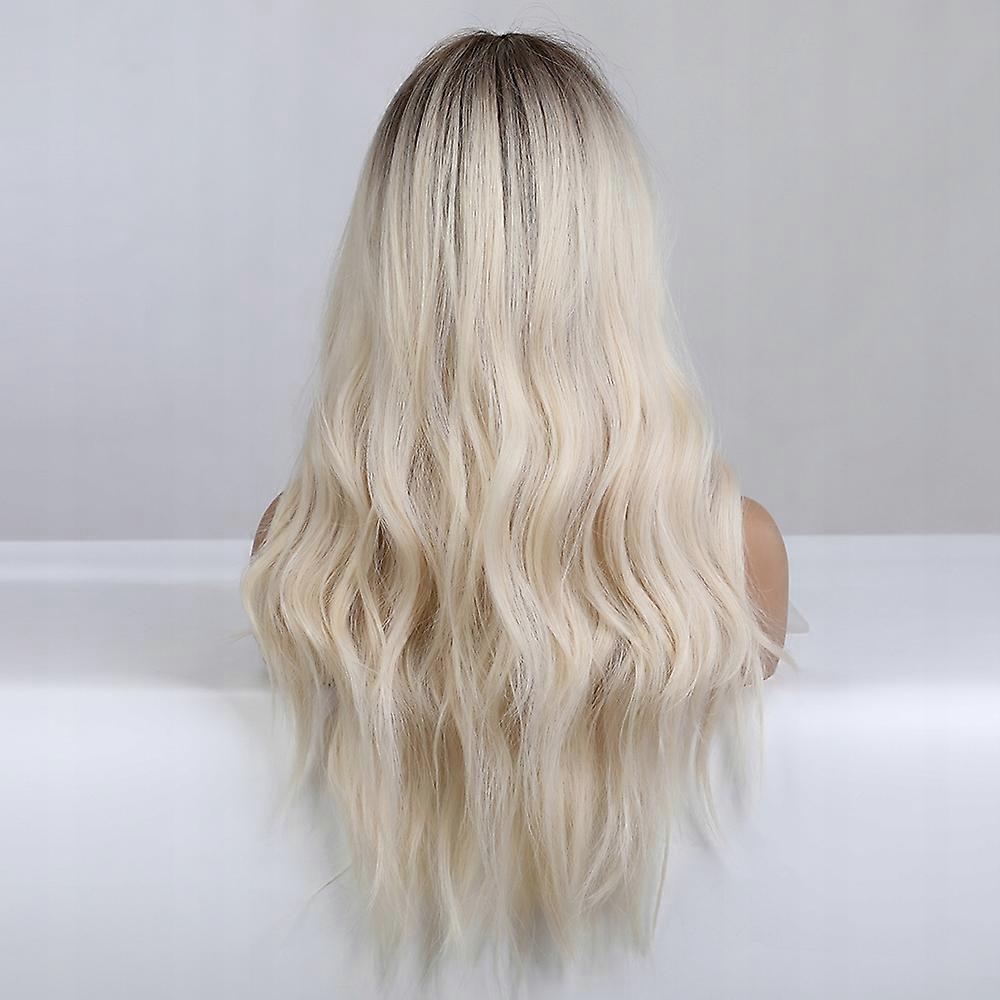 Perruque synthétique longue blonde