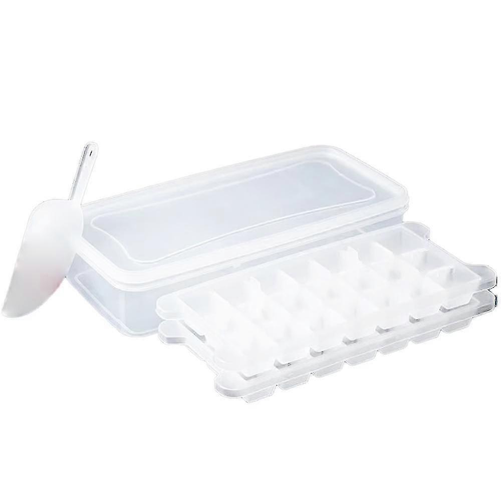 Space Saving Stackable Ice Cube Trays - Easy To Use And Stackable