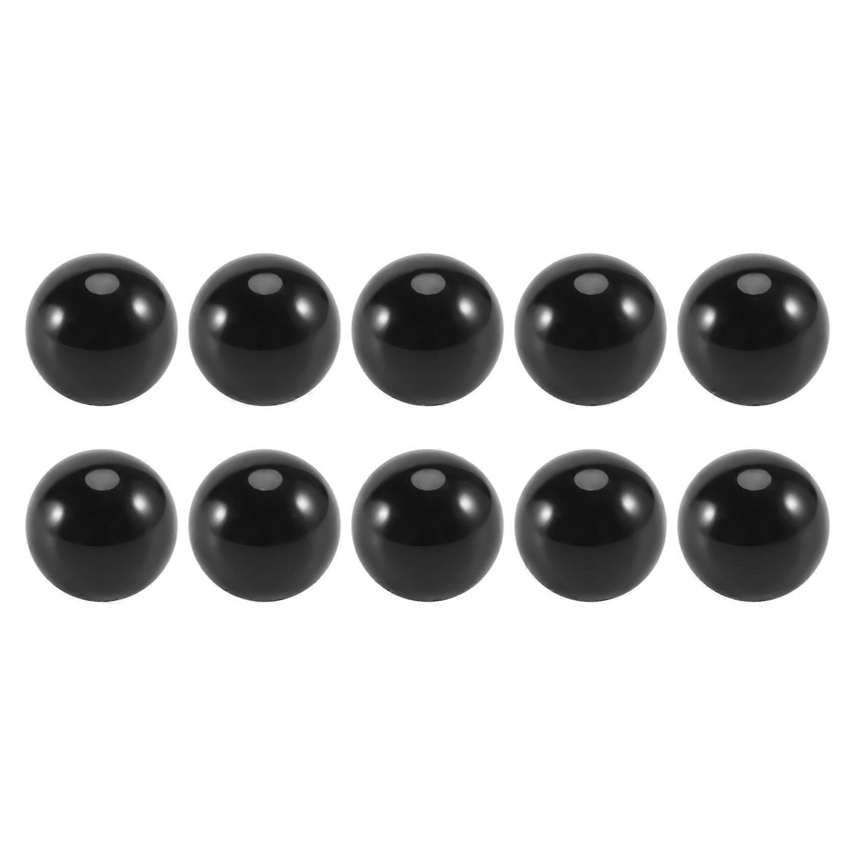 10 stk Marmor 16mm glas marmor Knicker glas kugler dekoration farve nuggets legetøj sort
