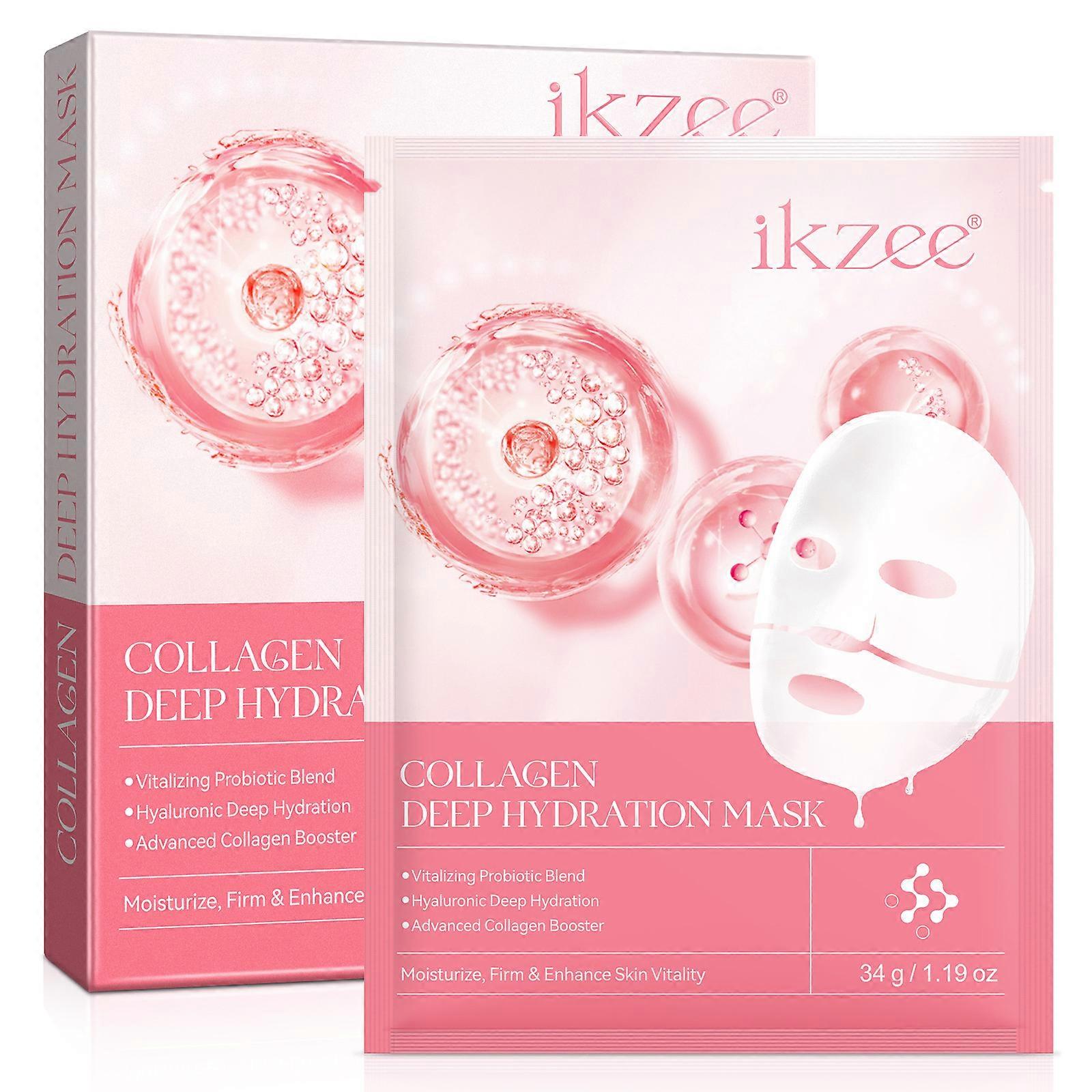Bio-Collagen Real Deep Mask Supplement Collagen Hydrating Overnight Hydrogel Mask Elasticity Improvement Pore Minimizing Firming