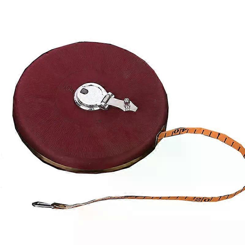 20/50M Fiber Tape Measure Engineering Grade Manual Measuring Tool Ruler Durable and Durable Meter Ruler Construction Measurement