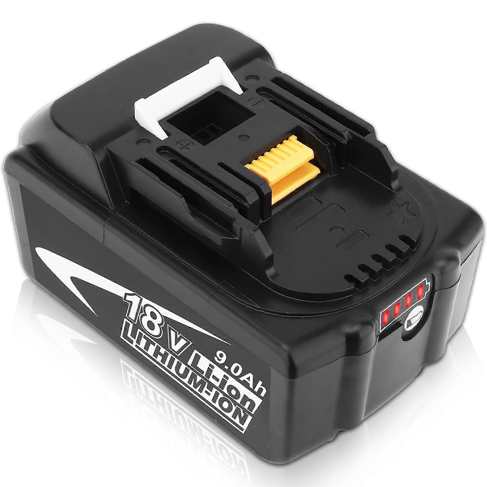 9.0Ah Lithium Ion 18 Volt BL1890B Battery Replacement for BL1860B BL1850B BL1840B BL1830B with LED Indicator