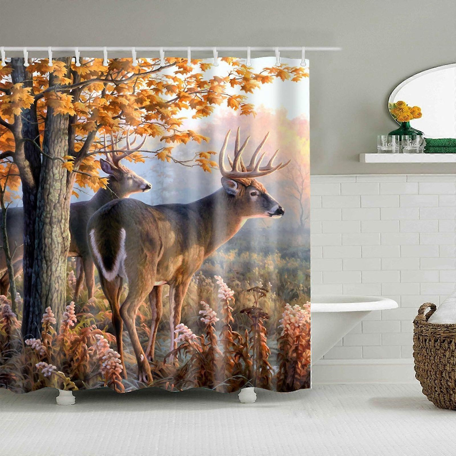 Various Patterns Shower Shower Curtain Bathroom Shower Curtain Digital Printing Polyester Shower Curtain pp172