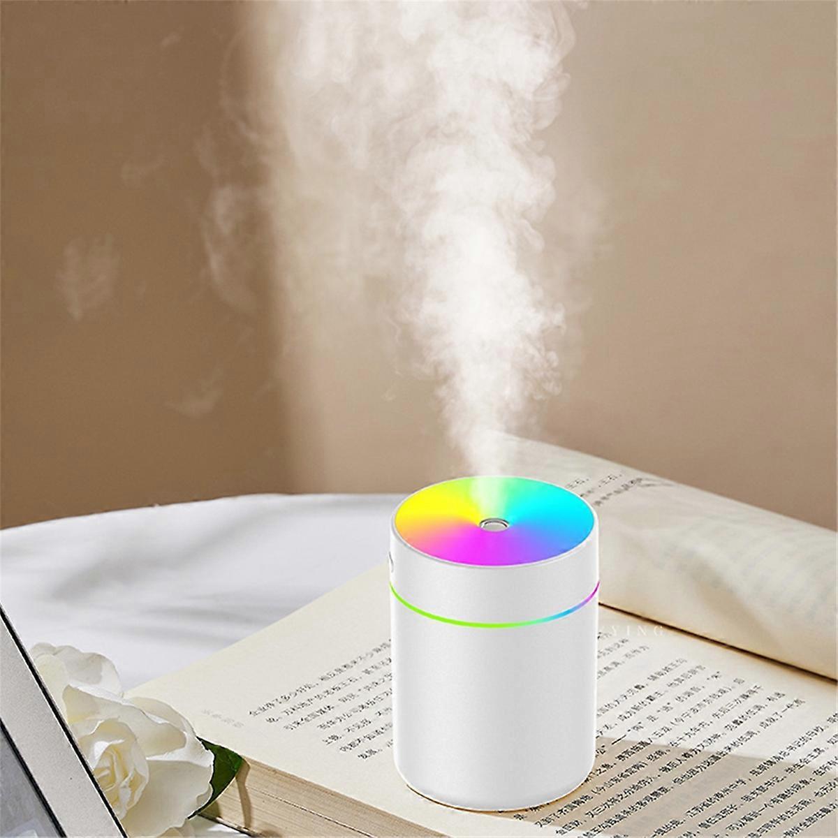 180ML Air Humidifier Aroma Diffuser Mini Essential Oil Purifier Aromatherapy Mist Maker Lights Humidifier White