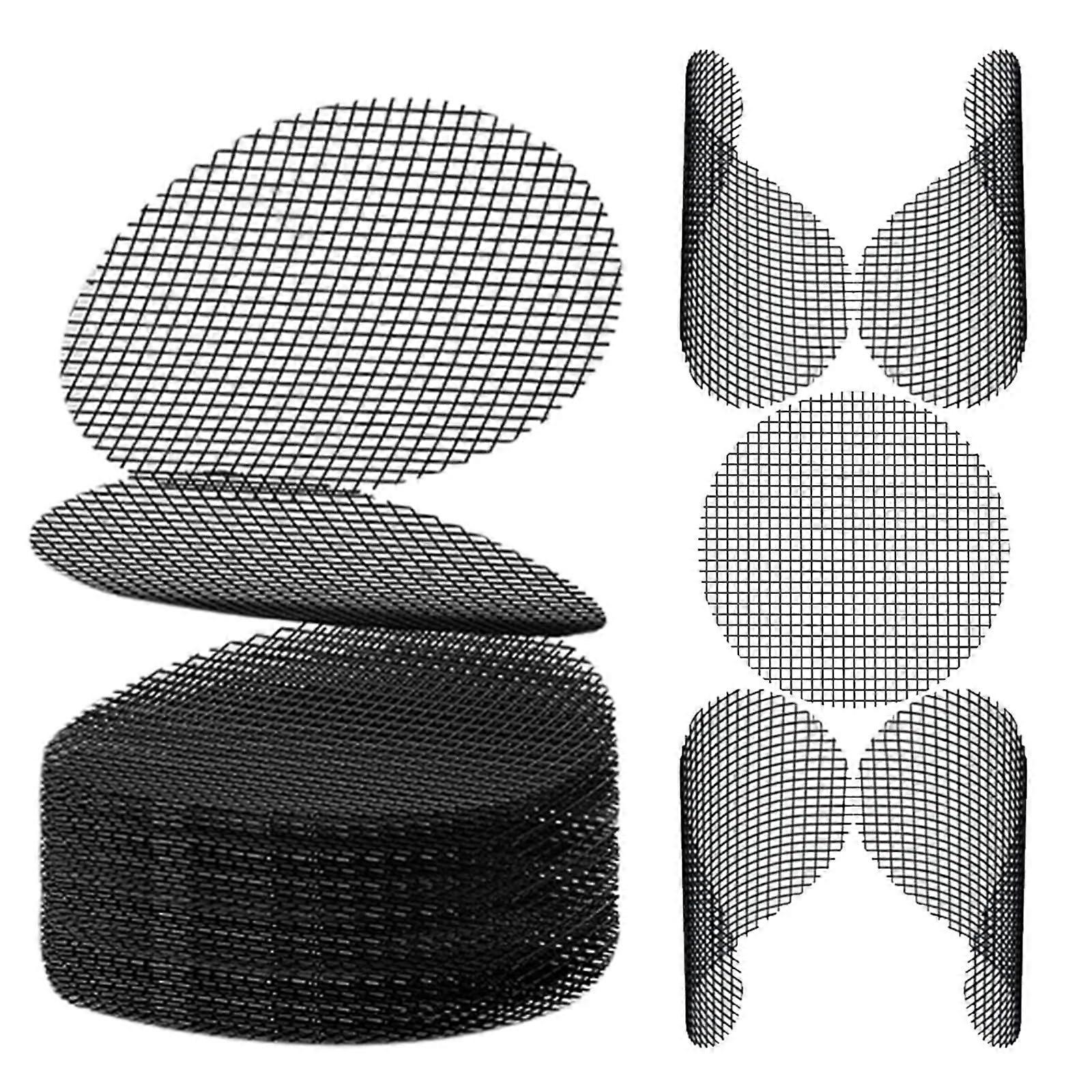Round Flower Pot Hole Mesh Pad Bonsai Drainage Hole Screens for Garden Pot Bottom(Size:100PCS4.5cm)