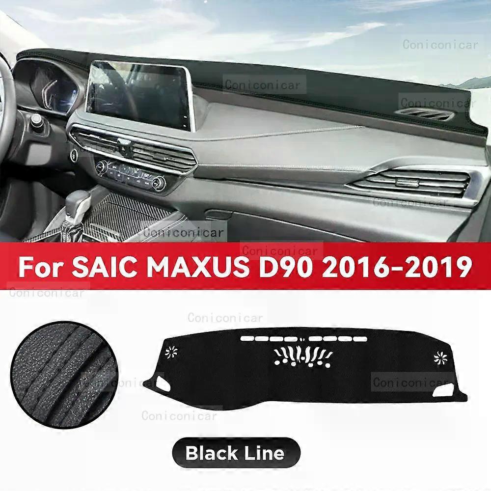 Dashboard Cover Mat Protective Pad For SAIC MAXUS D90 2016-2019 Car Accessories Dash Board Sunshade Anti-UV Carpet Dashmat
