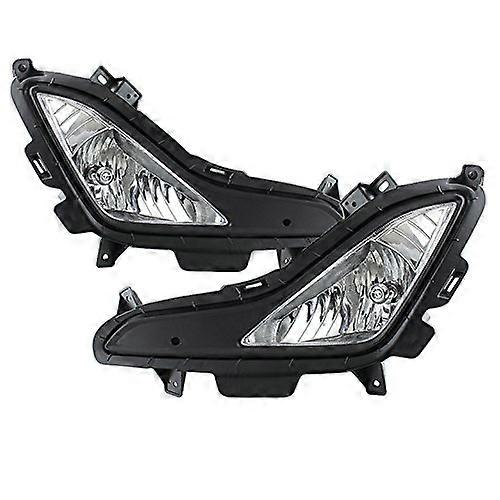 Fog Light Set for 2014-2015 Hyundai Elantra with Switch Harness Relay Wiring Bumper Lamps Compatibility