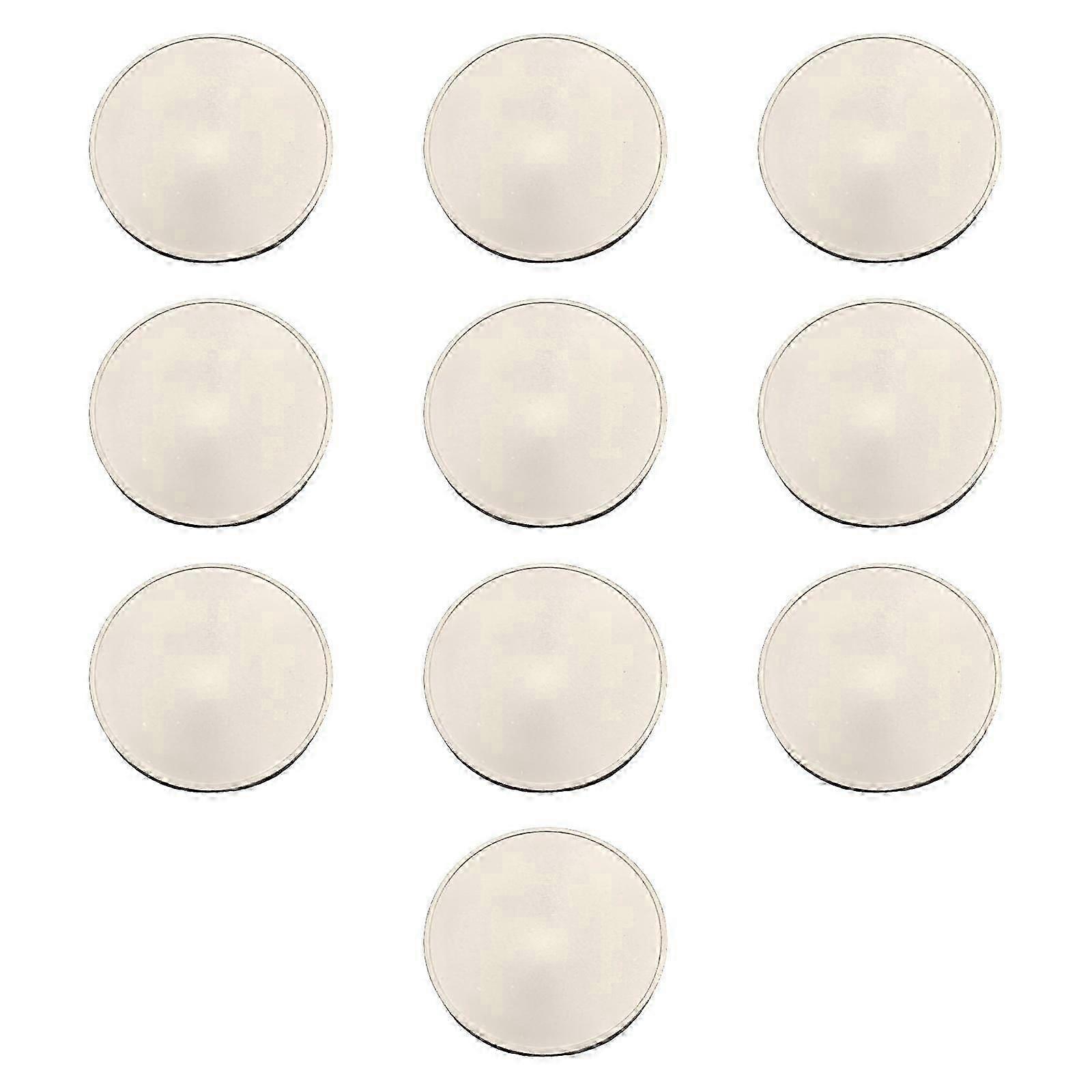 10x Blank Challenge Coins Birthday Iron Plating for Engraving Plated Pattern