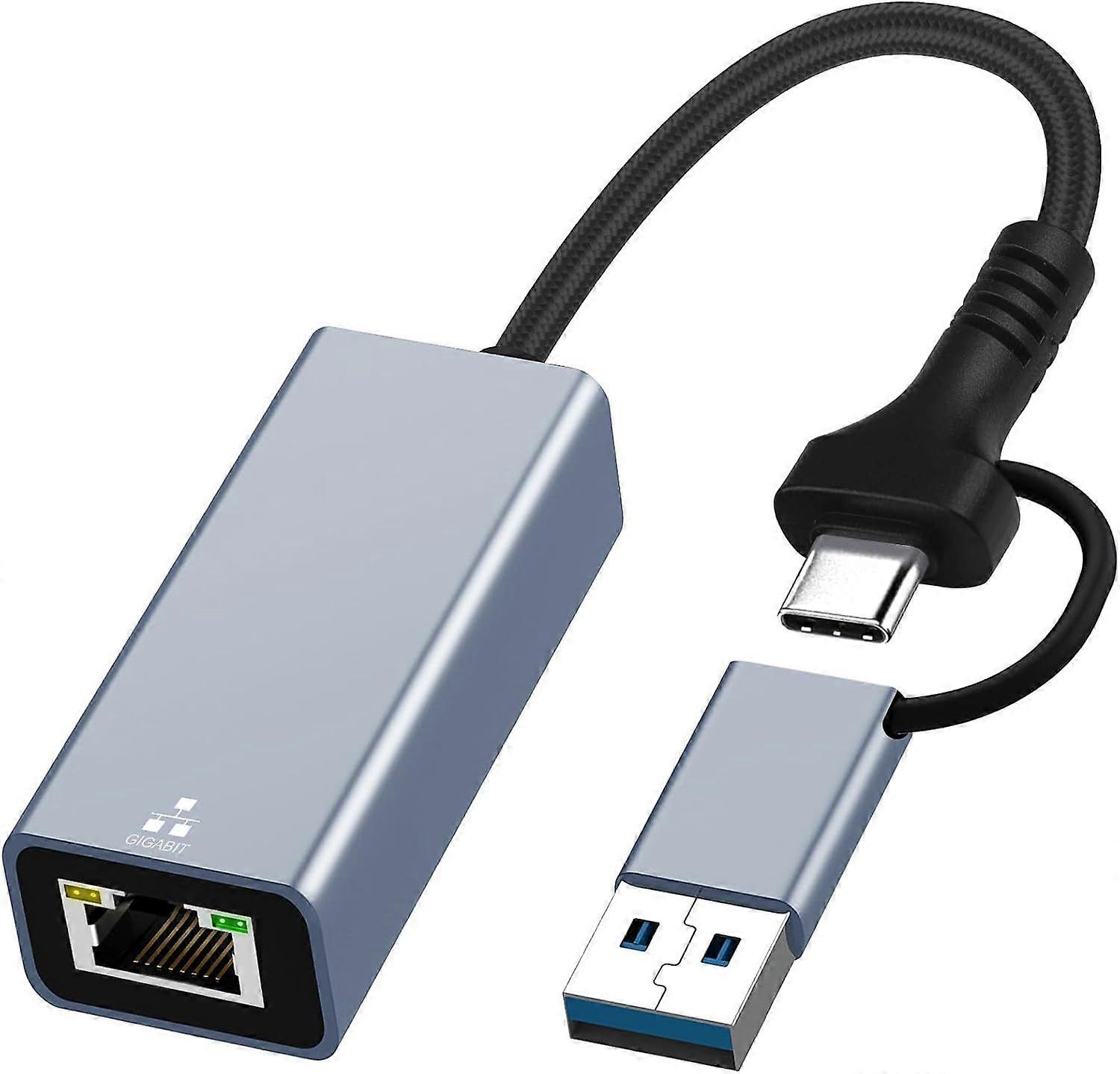 2025 Latest Model  USB 3.0 to Ethernet Adapter, USB C to RJ45 Gigabit LAN 1000